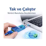 USB to RJ45 Ethernet Adaptör 10/100 Mbps LAN Kartı