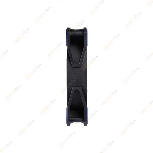 12Cm Kasa Fanı 3D 15 Led Lastik Pad Mavi Renk