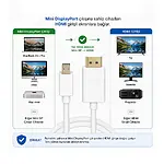 Mini Displayport to Hdmi Kablo Minidisplayport Thunderbolt Macbook - 1.8m