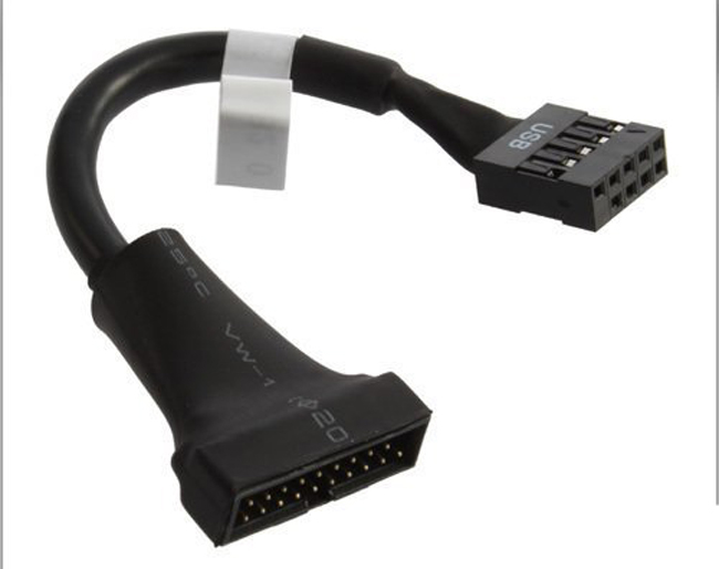 9 Pin Usb 2.0 To 19 Pin Usb 3.0 Çevirici Dönüştürücü Kablo