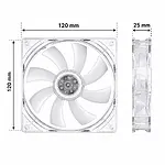 Işıklı Şeffaf 12 Cm Kasa Fanı Mavi Ledli - Vida Dahil