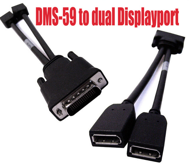 Dms-59 Dms59 To 2X Displayport Dişi Y Splitter 59 Pin Kablo