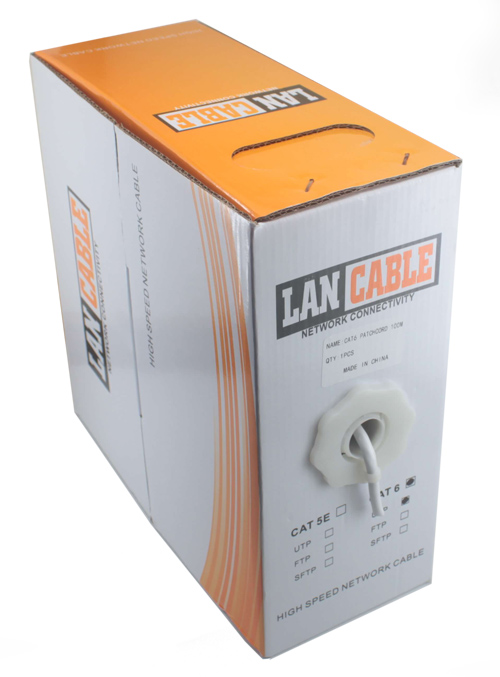 100M Cat6 Kablosu Vdsl Adsl Ethernet Internet Kutulu - 100 Metre