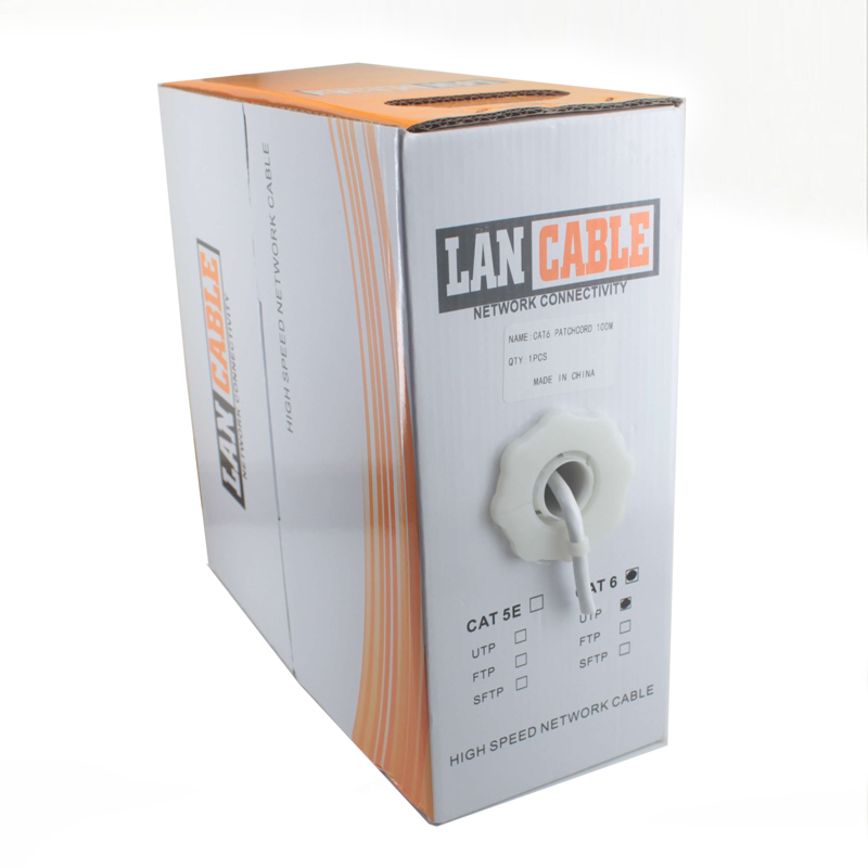 100M Cat6 Kablosu Vdsl Adsl Ethernet Internet Kutulu - 100 Metre
