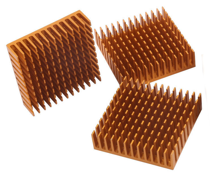 Chipset Cpu Gpu Vga Ram Led Aliminyum Pasif Soğutucu Bakır 35 x 35 x 10 MM