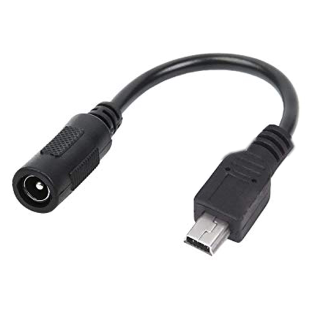 5.5 2.1Mm To Mini Usb 5 Pin Çevirici Power Adaptör Kablosu