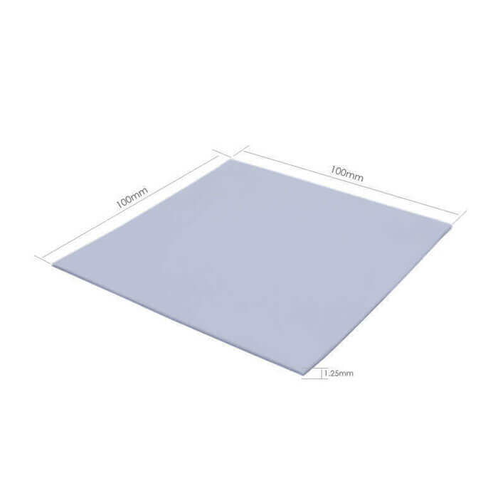 0.5Mm x 100 x 100Mm Chipset Soğutucu Termal Pad Ped Gri