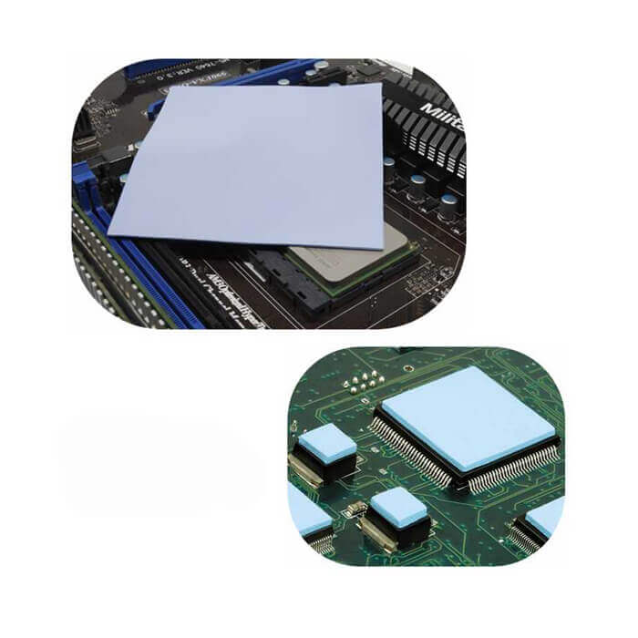 1 MM 3.6W/Mk 1.0 x 100 x 100 MM Chipset Soğutucu Termal Pad Ped Gri