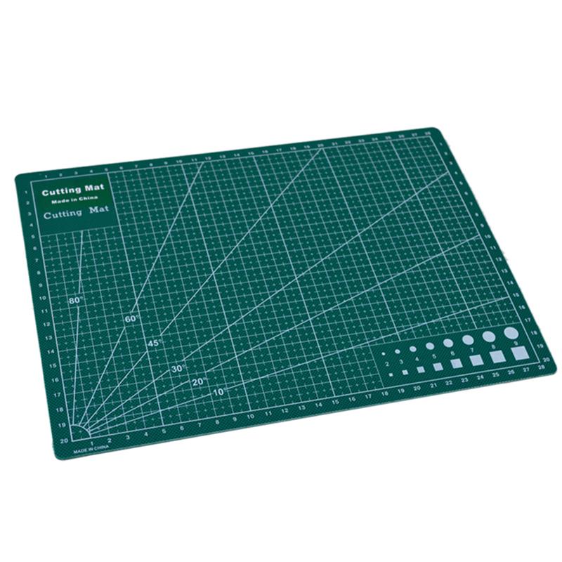A3 Kesme Matı Patchwork - Kesme Tablası - Kesim Altlığı - Cutting Mat - 42*30cm - Yeşil
