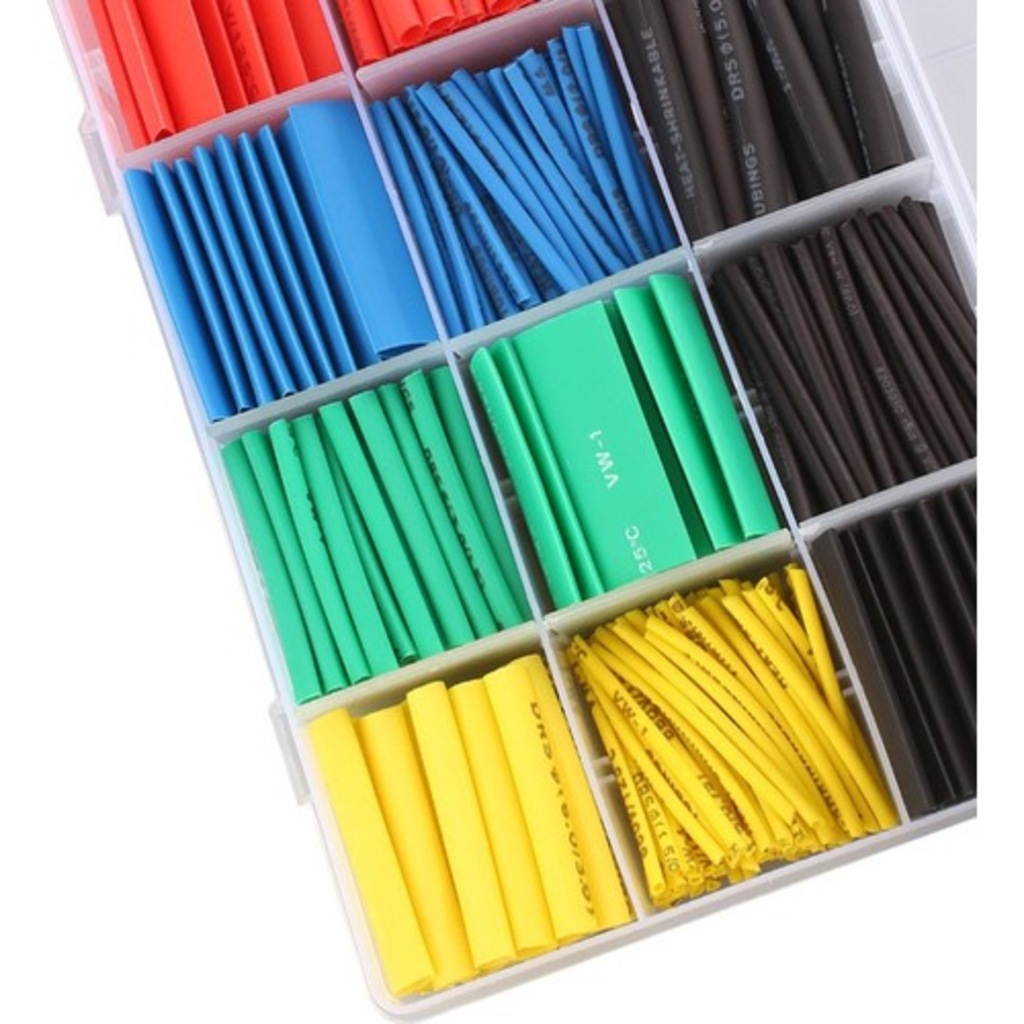 Isı Shrink Boru Daralan Makaron Kablo Yalıtım - 580 Adet 16 Boy