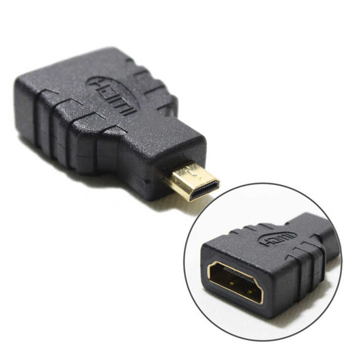 Micro Mikro Hdmi to Hdmi Çevirici Aparat - Hdmi Dişi Micro Hdmi Erkek Adaptör
