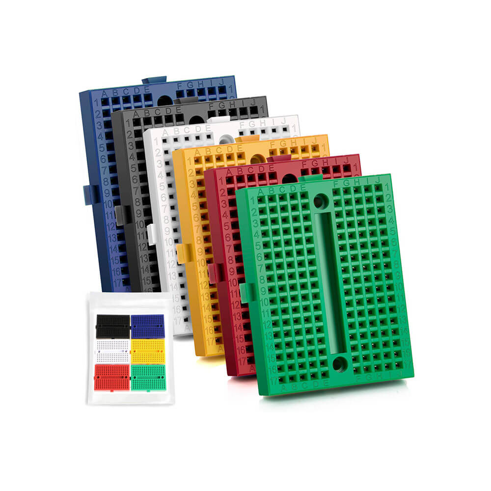 Mini Yapışkanlı Breadboard - 170 Pin - 4.5*3.5Cm Kırmızı