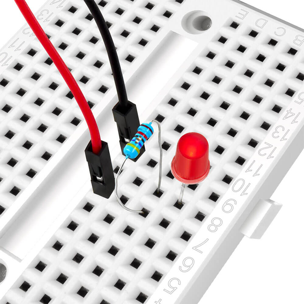 Mini Yapışkanlı Breadboard - 170 Pin - 4.5*3.5Cm Beyaz