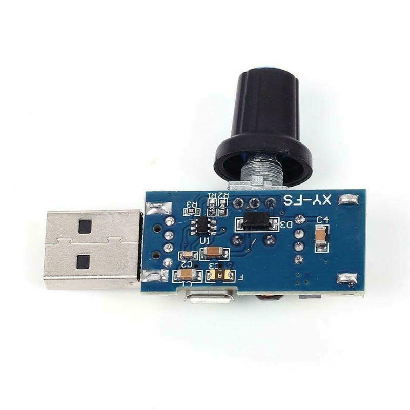 Dc 5V-12V 5W Usb - Micro Usb Fan Hız Kontrol Modülü