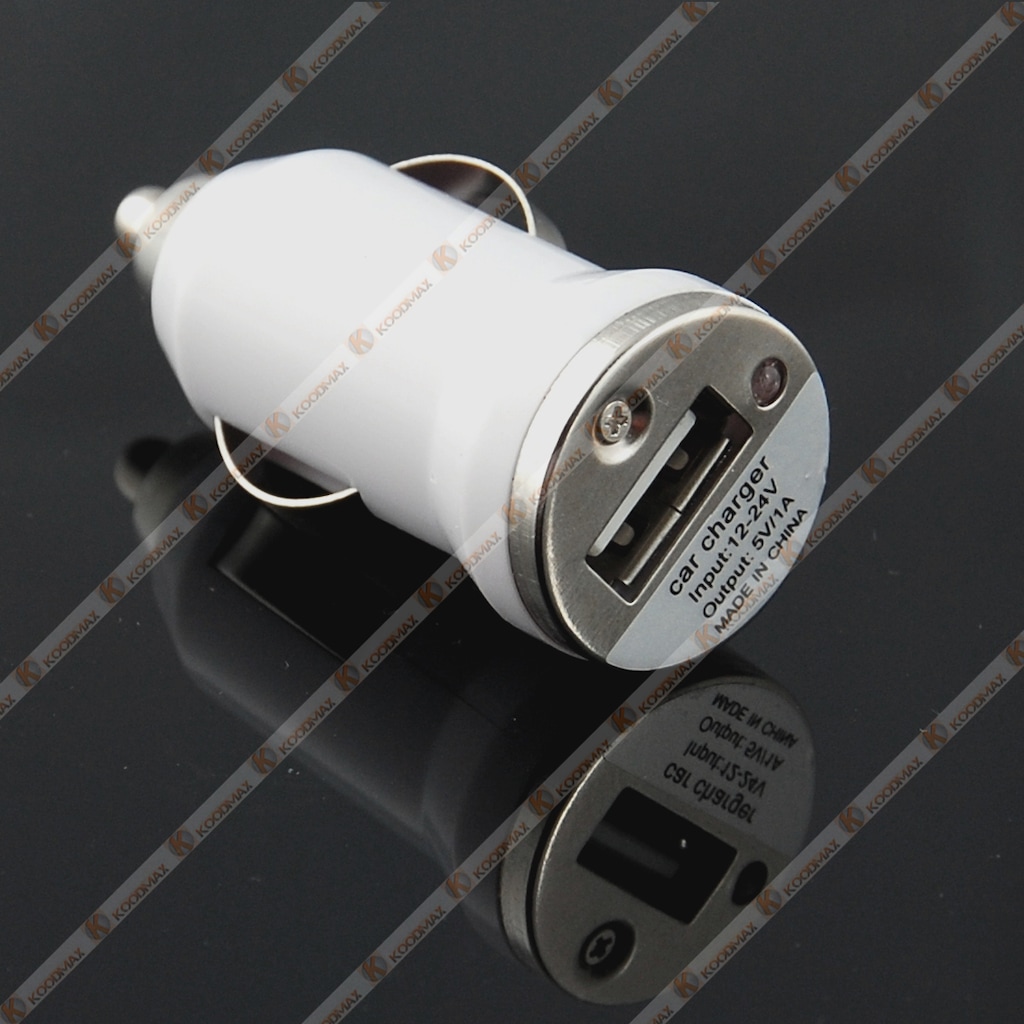 Araba Oto Çakmaklık Usb Araç Şarj Cihazı 1A Sony Lg Htc Samsung Beyaz (438570155)