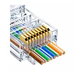 EZ RJ45 Cat5/Cat6 Yeni Nesil Konnektör-Delikli Konnektör