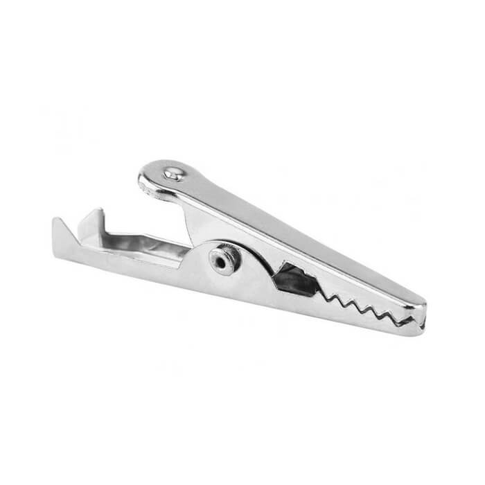 Timsah Ağızlı Klips Krokodil - 2 Li Set - Kırmızı + Siyah - 2.8Cm