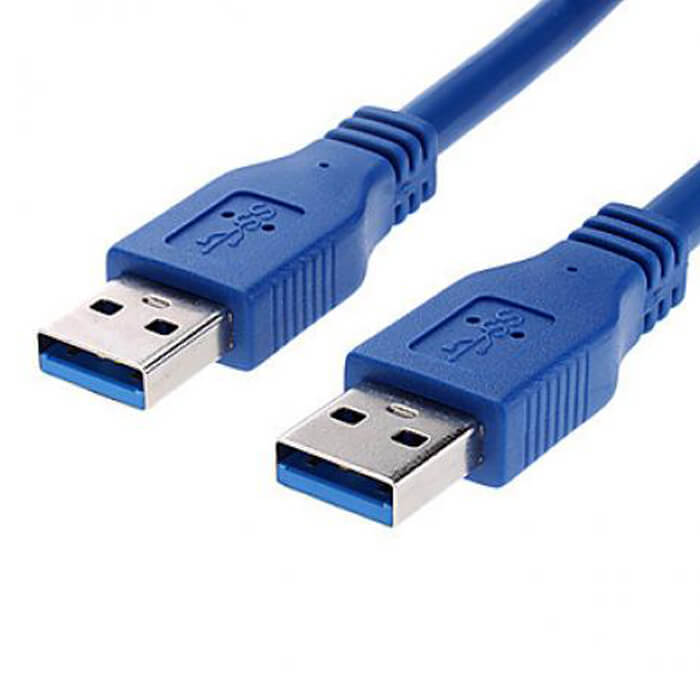 Usb 3.0 Erkek Erkek Kablo Mavi - Iki Ucu Erkek Usb Kablo - 3 Mt
