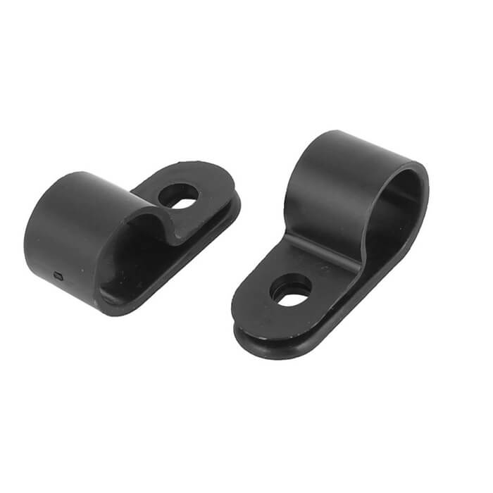 30Mm R Tipi Kelepçe Plastik - Kablo Klipsi- Kablo Toplayıcı