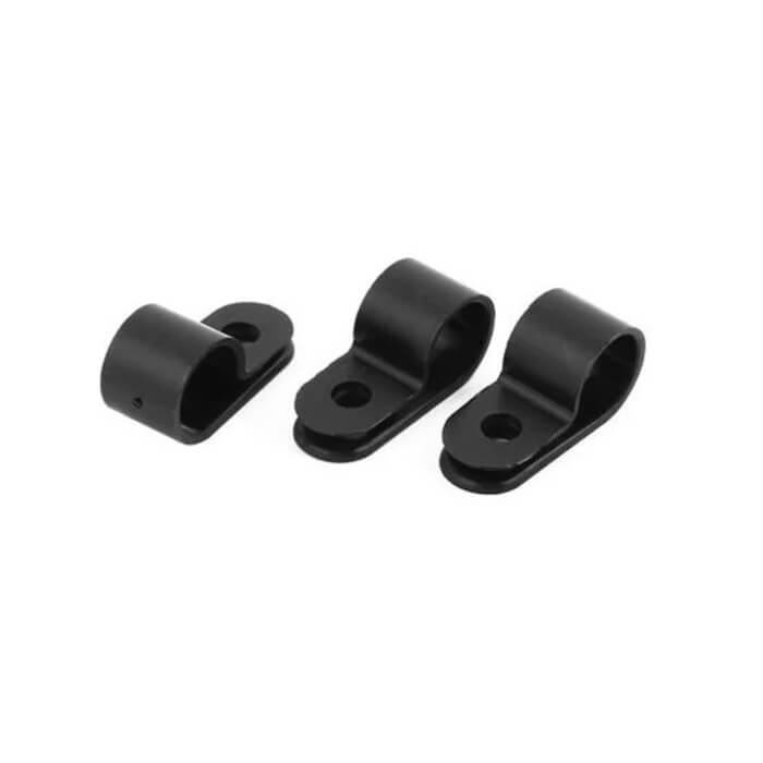 30Mm R Tipi Kelepçe Plastik - Kablo Klipsi- Kablo Toplayıcı