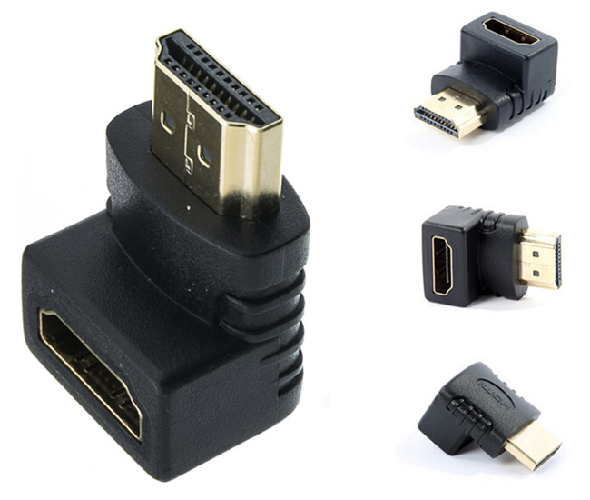 Hdmı Dirsek 90 Adaptörü Hdmı Erkek Dişi - Hdmı L Çevirici Uzatma
