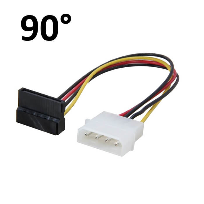 90° Sata Power Kablo-Sata Güç Kablosu-Harddisk Dvd Elektrik Kablo