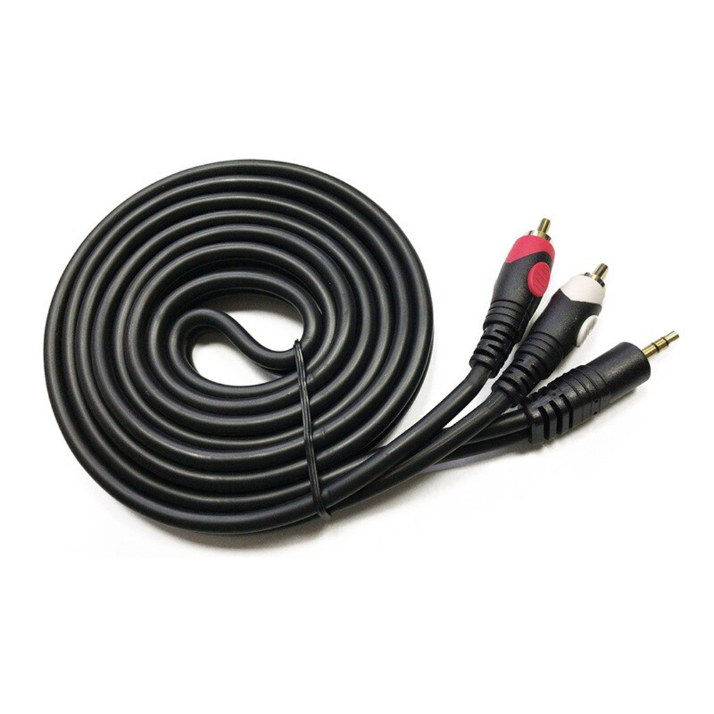 10M Stereo To 2 Rca Ses Kablosu - Özel Bakır Seri - 10 Metre