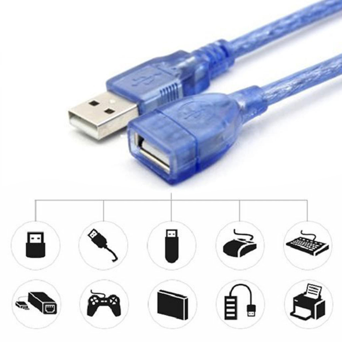 60 Cm Usb Uzatma Kablosu - Gerçek Usb 2.0 480 Mbp