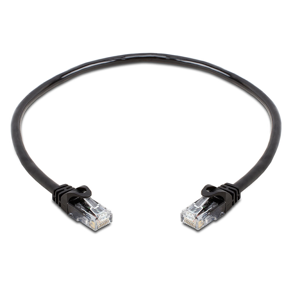 0.2 Metre 20Cm Cat6 Kablo - 23 Awg - Siyah