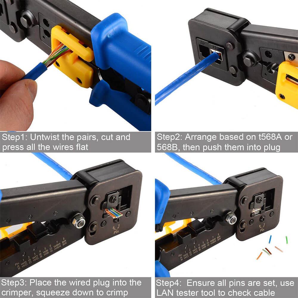 RJ45 Cat6 FTP EZ Konnektör - Yeni Nesil Delikli Konnektör