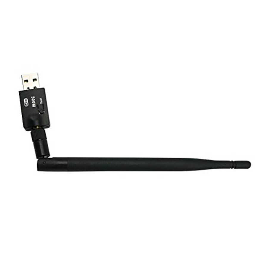 300Mbps Wireless USB WiFi Adaptör Dongle 5dBi Anten Network LAN