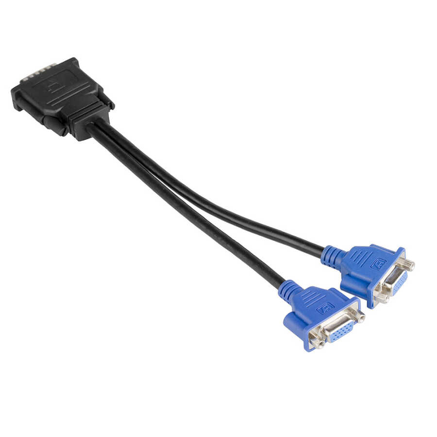 DMS-59 DMS59 Vga Splitter Kablo - 59 Pin Dvi to 2 Vga Çevirici