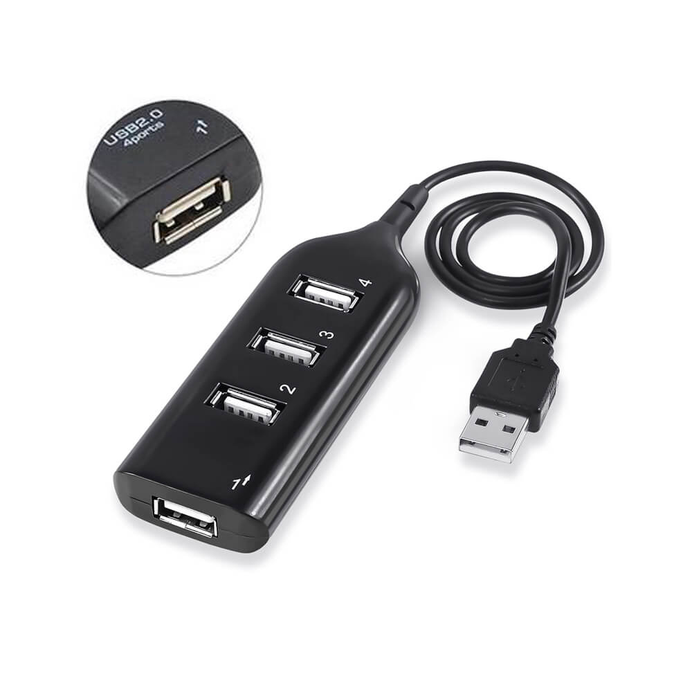 4 Port Usb Hub - Siyah