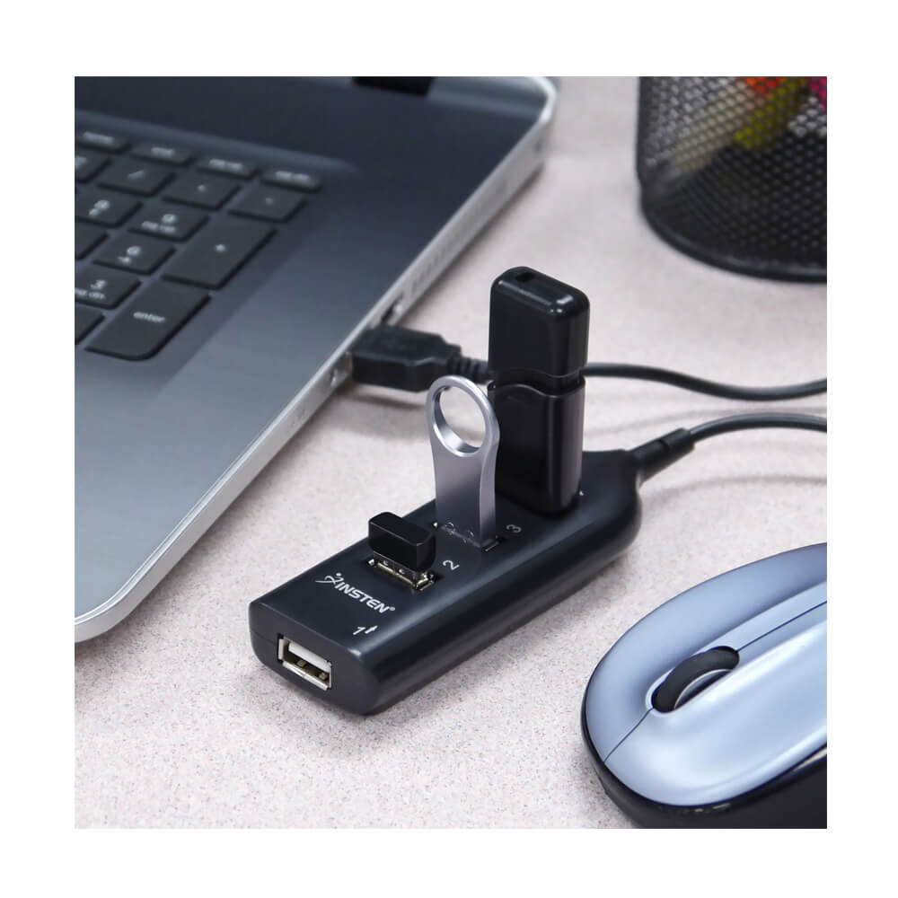 4 Port Usb Hub - Siyah