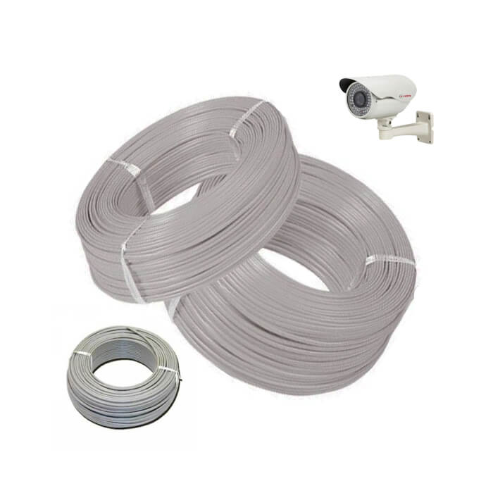 50M Güvenlik Kamera Kablosu 2+1 Cctv Kablo 0.22Mm