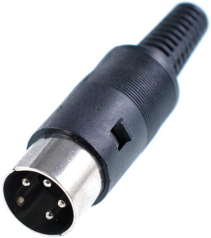 4 Pin Dın Erkek Konnektör - Audio Ses Video Erkek Fiş