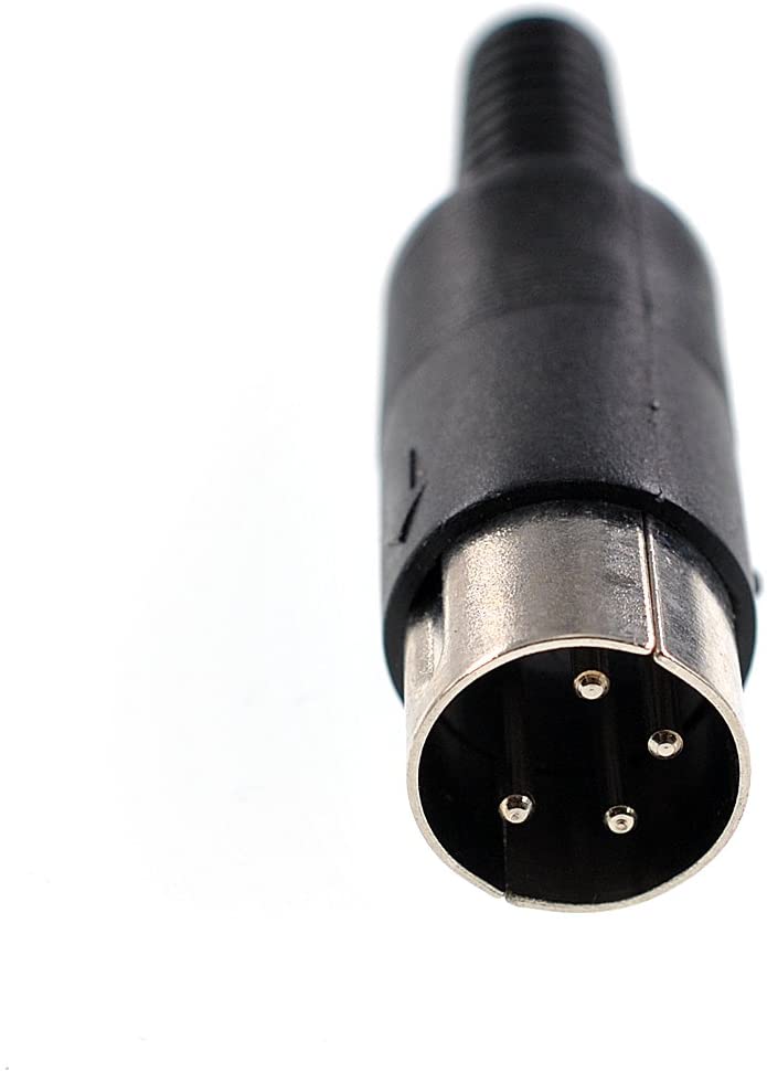 4 Pin Dın Erkek Konnektör - Audio Ses Video Erkek Fiş