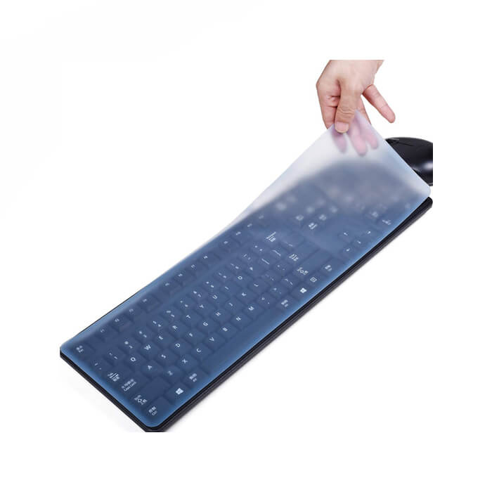 Bilgisayar Pc Klavye Silikon Koruyucu - 45*14Cm