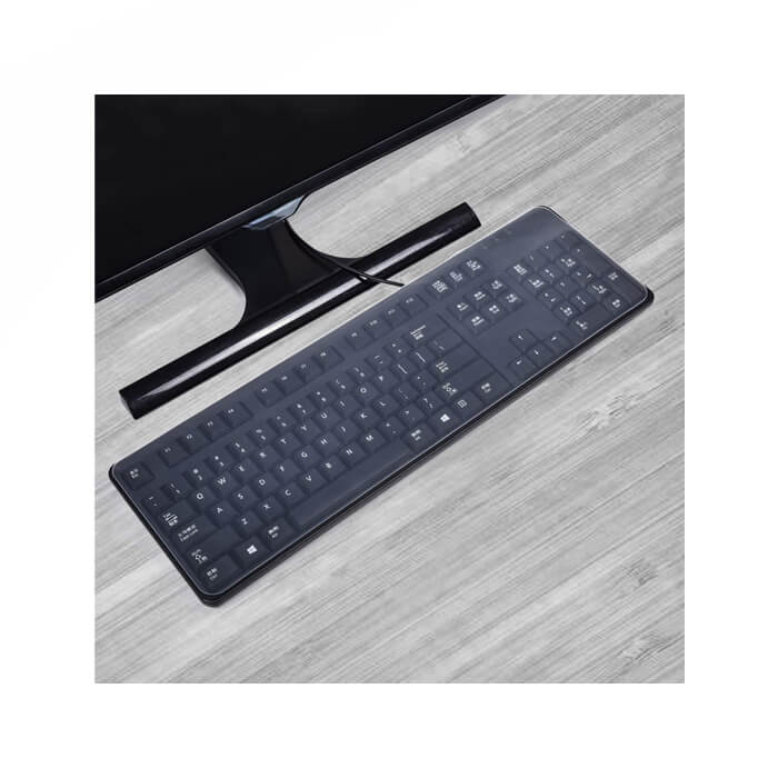 Bilgisayar Pc Klavye Silikon Koruyucu - 45*14Cm