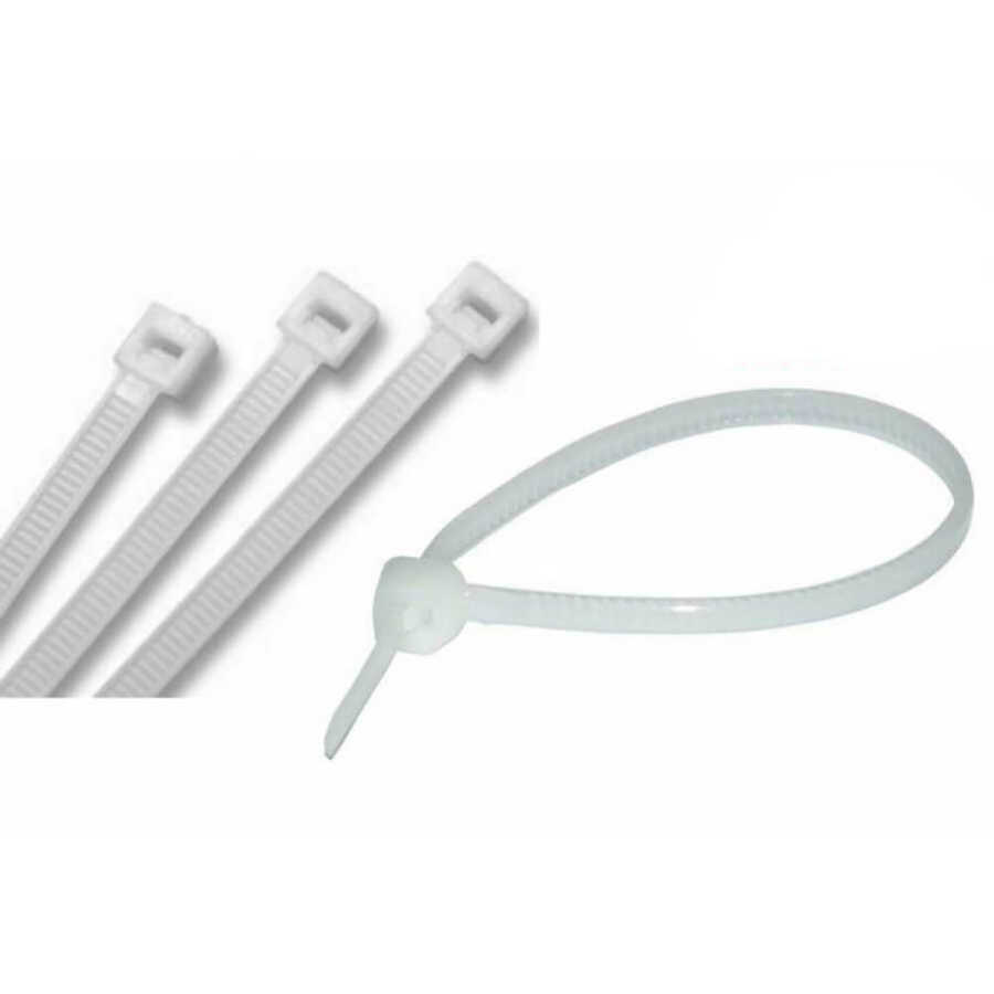 370*3.6mm - Beyaz- 40cm Kablo Bağı - 100 Adet