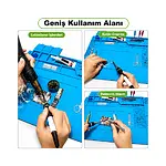 S160 Isıya Dayanıklı Silikon Ped Mıknatıslı Tamir Pedi 45x30cm