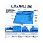 S160 Isıya Dayanıklı Silikon Ped Mıknatıslı Tamir Pedi 45x30cm