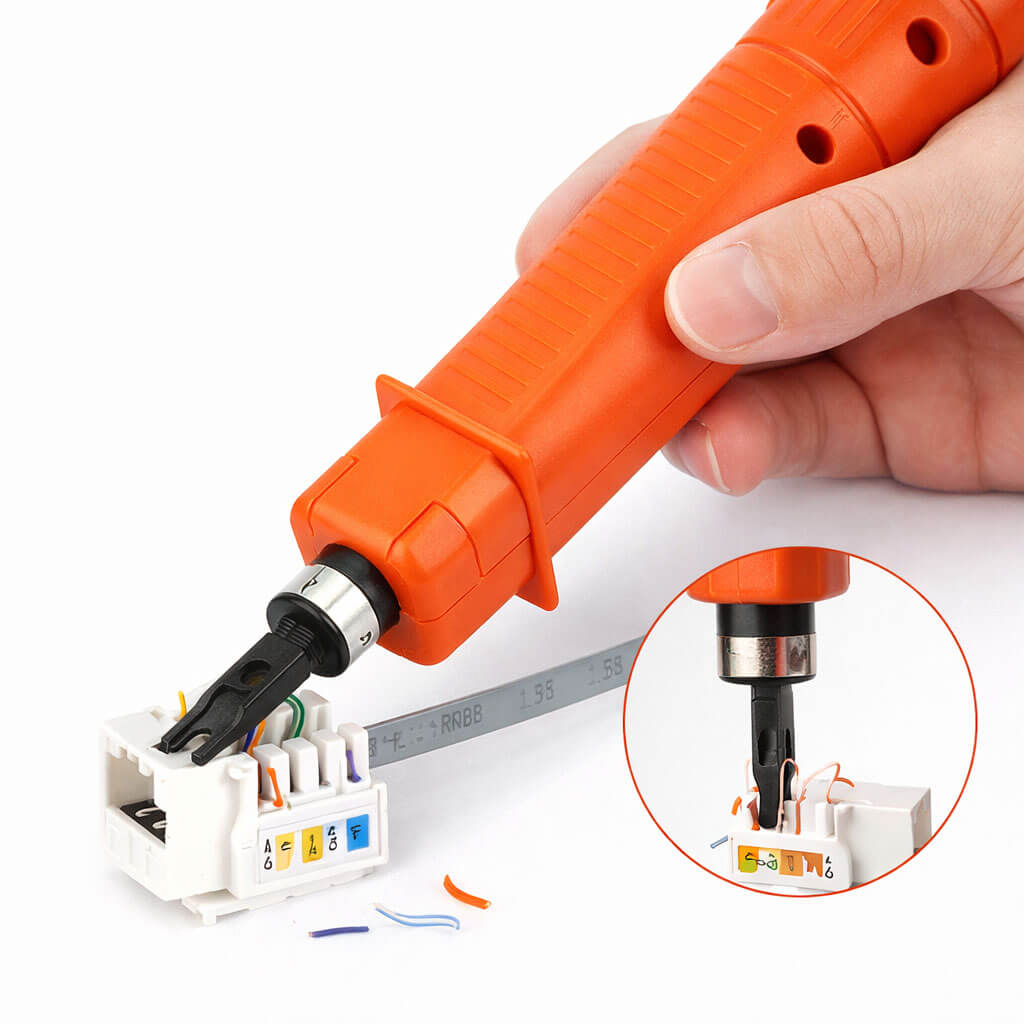 Ht-314b Data Irtibatlama Aleti - Kesici Ile Punchdown Tool Krone Pense