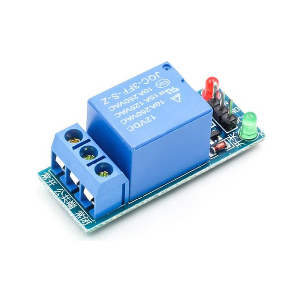 1 Kanal 12V Röle Kartı (Led'Li) ,Tekli 12V Röle Modülü