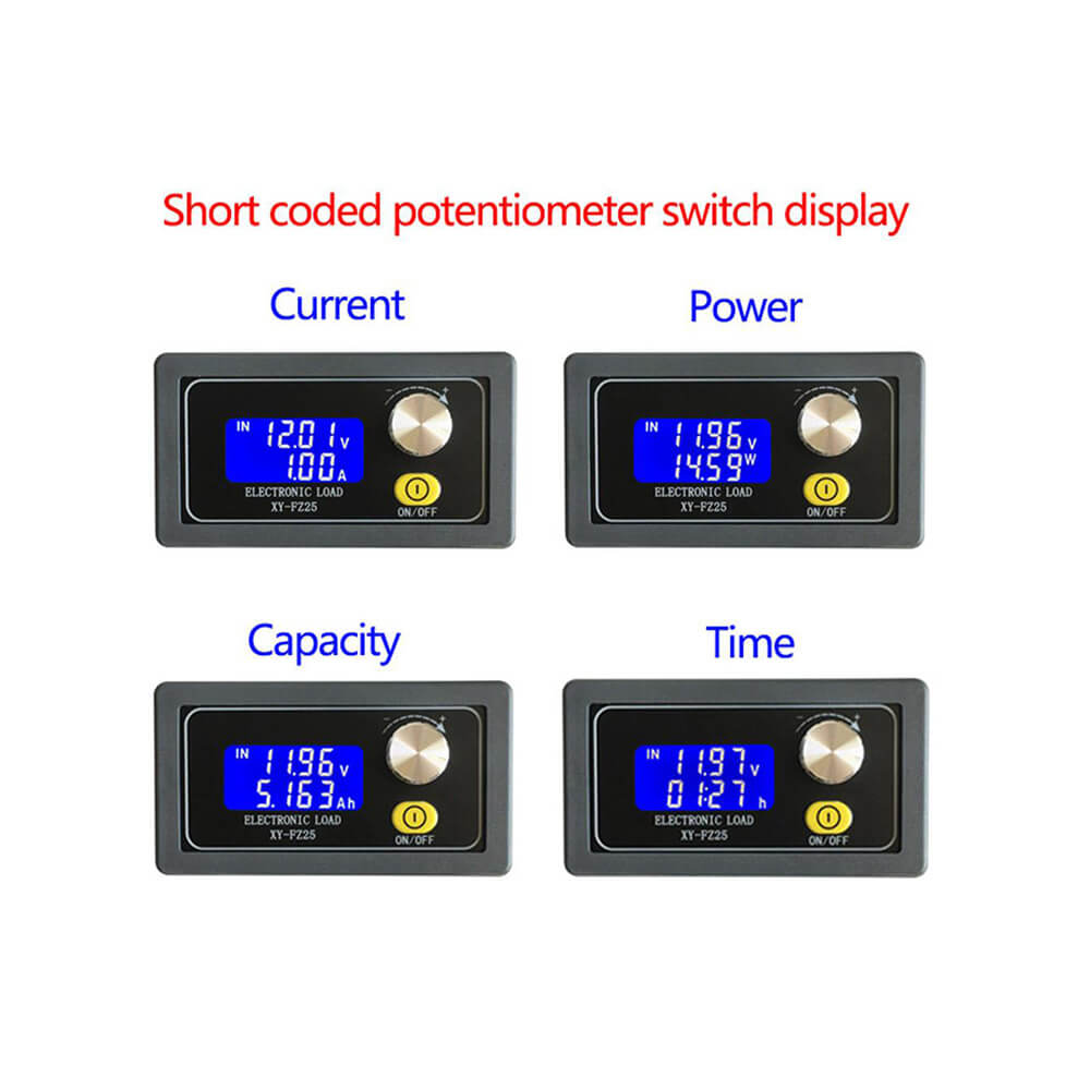 1.5V 25V 4A 25W Pil Tester Deşarj Kapasite Ölçer Fz25