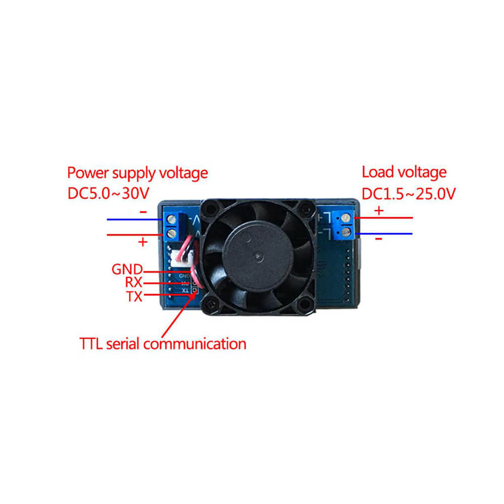 1.5V 25V 4A 25W Pil Tester Deşarj Kapasite Ölçer Fz25
