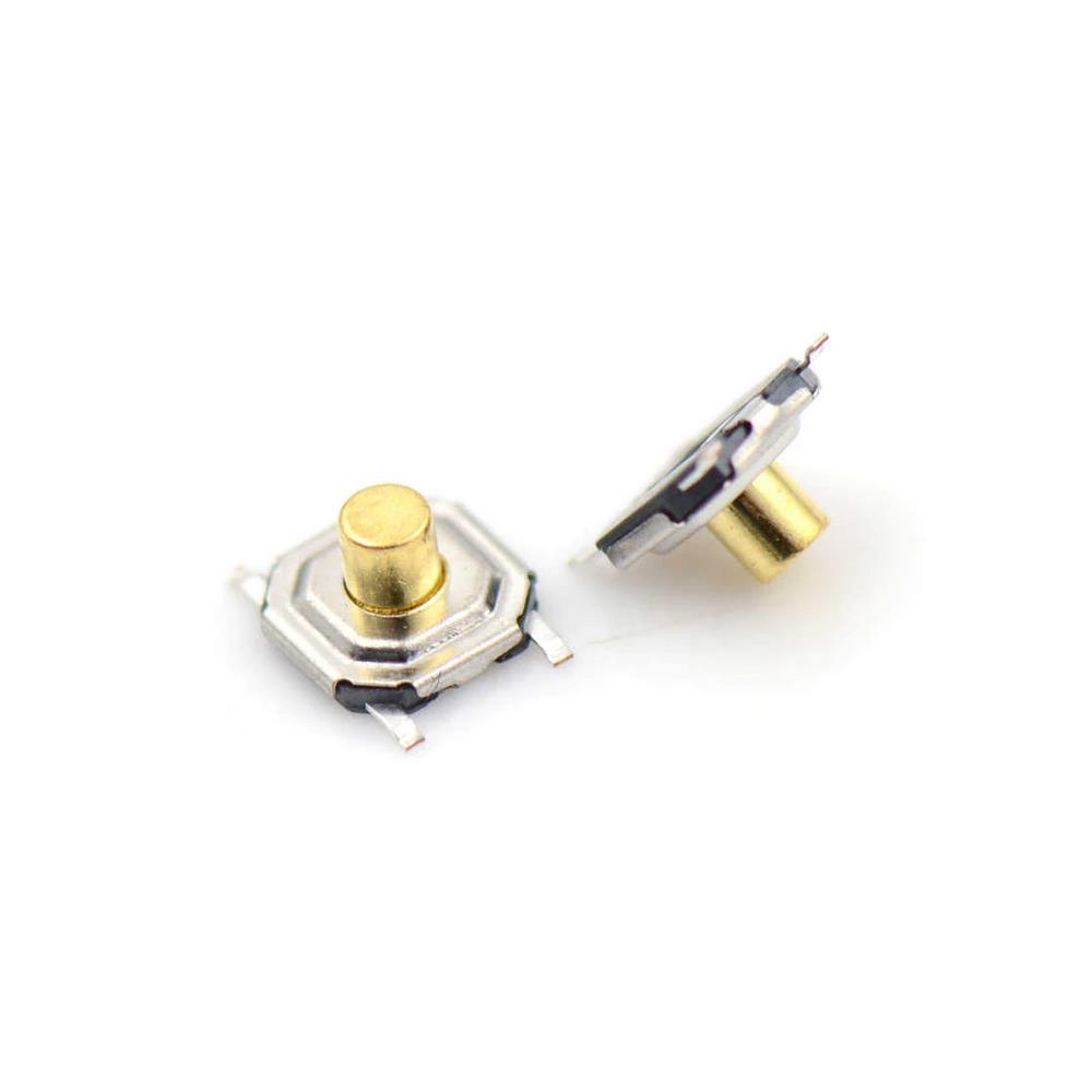 Metal Push Button 5.2X5.2 5Mm Buton Bakır Kafalı