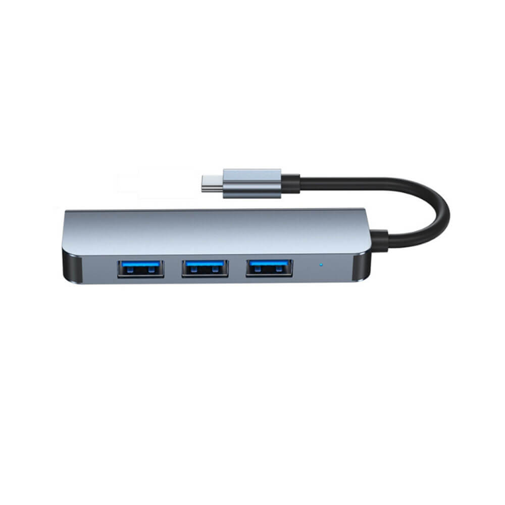 Type C 4 Port Usb 3.0 Hub Usb C Çoklayıcı Alüminyum Gövde