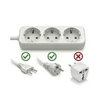 Universal Fiş Çevirici - Amerikan İngiliz Çin 110V-220V Çevirici