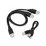 Harici Disk HDD Harddisk USB Y Kablo 3 Uçlu Veri Bağlantı